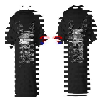 Croatia Dog Flag Sunglasses Football Soccer Lover T-Shirt - Thegiftio