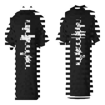 Croix Russe Grecque Byzantine Orthodoxe T-Shirt - Cadeauxyz