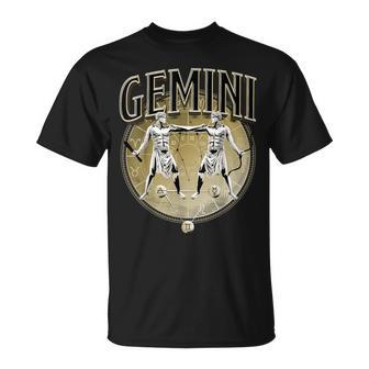 Cumpleaños De Géminis Hombres Signo Del Zodiaco Géminis Camiseta unisex - Regaloses