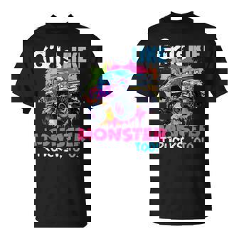 Cute Monster Truck Girls Like Monster Trucks Too Girl T-Shirt - Monsterry