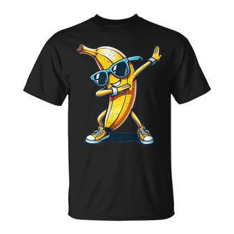 Dab Banana Dancing Dabbing Banana Fruit Meme T-Shirt - Geschenkecke