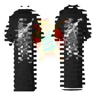 Dabbing Mexican Poncho Cinco De Mayo Sombrero Dab Maglietta - Novitaregali