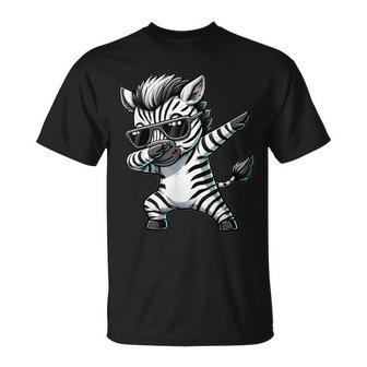 Dabbing Zebra Zebra On Dabben Zebra T-Shirt - Geschenkecke