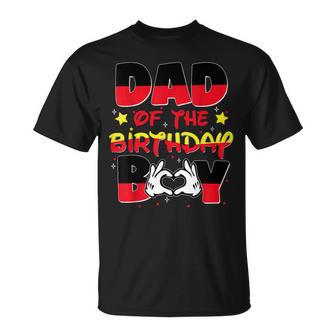 Dad And Mom Of The Birthday Boy Mouse Family Matching T-Shirt | Seseable CA