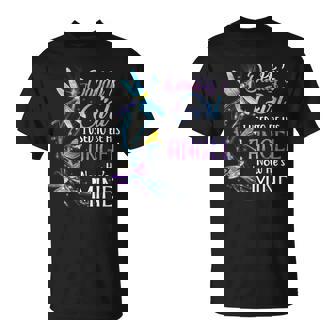 Daddy's Girl I Used To Be His Angel Now He's Mine T-Shirt - Monsterry