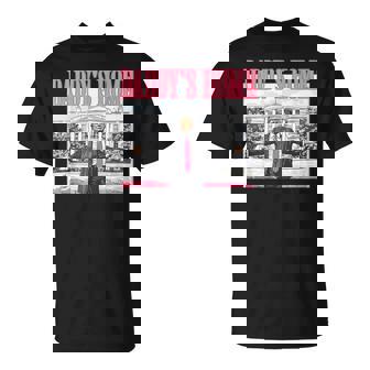 Daddy's Home Real Good Man Donald Trump Pink Preppy Edgy T-Shirt - Monsterry