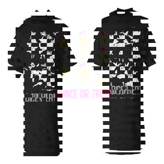 Dance Or Treat Halloween Ghost Ballet Dance T-Shirt - Thegiftio UK