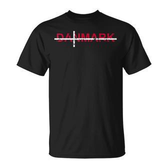 Danmark Danmark Danish Flag Denmark Travel Holiday Scandinavia T-Shirt - Geschenkecke