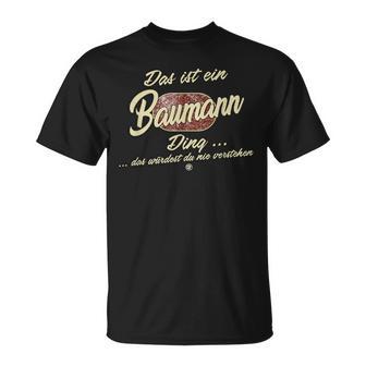 'Das Ist Ein Baumann Ding' Family T-Shirt - Geschenkecke