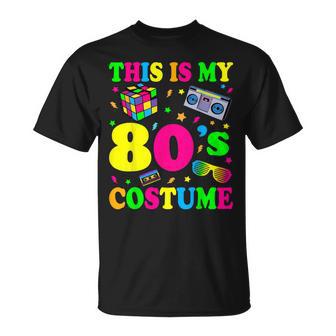 Das Ist Mein 80S Costume 1980S Party S T-Shirt - Geschenkecke