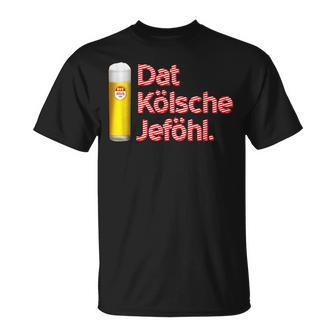 With Dat Kölsche Jeföhl Kölsch Lifestyle T-Shirt - Geschenkecke