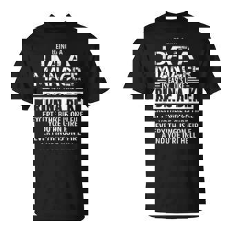 Data Manager Camiseta unisex - Regaloses