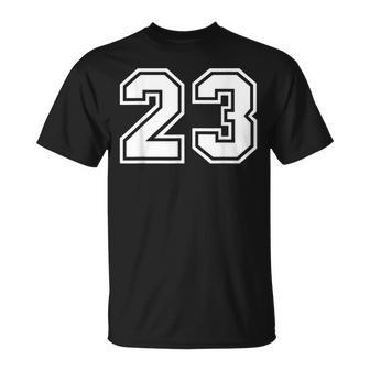 De Equipo Número 23 Regalo Deportivo Camiseta unisex - Regaloses