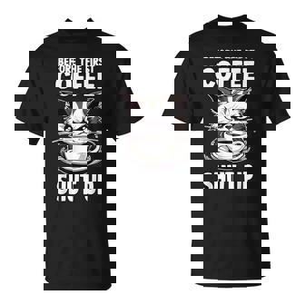 De Gatos Para Madrugadores Gatos Graciosos Camiseta unisex - Regaloses