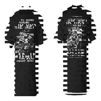 Your Demons Hide Under Your Bed For Viking Wolf T-Shirt - Seseable
