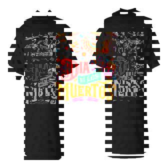 Dia De Los Muertos Mexican Skeletons Instrumentalist Dancing T-Shirt | Mazezy