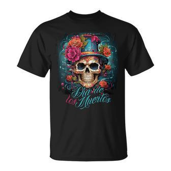 Dia De Los Muertos Mexico Day Of The Dead La Catrina T-Shirt - Geschenkecke