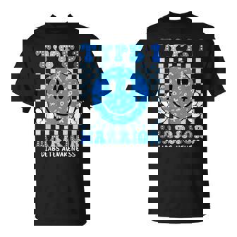 Diabetes Awareness Toddler Ribbon T1d Warrior Support Squad T-Shirt - Thegiftio UK
