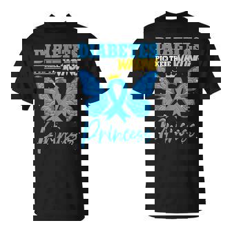 Diabetes Picked The Wrong Princess T1d Diabetes Awareness T-Shirt - Thegiftio UK