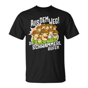 Die Schwammerl Rufen Mushroom T-Shirt - Geschenkecke