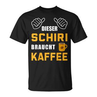 Dieser Schiri Needs Coffee Referee Referee Schiri T-Shirt - Geschenkecke