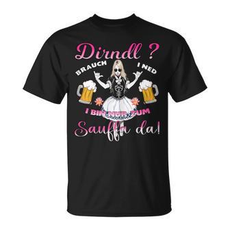 Dirndl Brauch I Ned Compatible Oktoberfest Women's Lausmadl T-Shirt - Geschenkecke