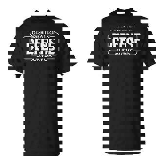 Dissertation Defense Survivor Graduation Phd Graduation T-Shirt - Monsterry