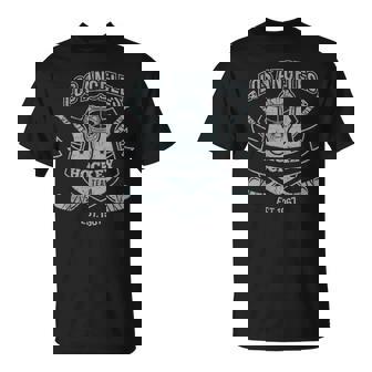 Distressed Vintage King Party Tailgate Gameday Look Fan T-Shirt - Monsterry