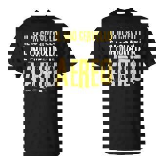 Divertenti Con Frasi Ironiche E Sarcastiche Modalità Aereo Maglietta - Novitaregali