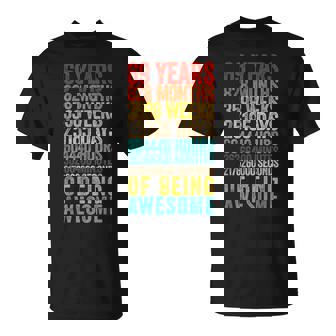 Divertida Camisa De Cumpleaños 69 Old Meter 69 Year Old Camiseta unisex - Regaloses
