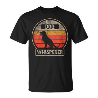 Dog Whisperer -Intage Retro Animal T-Shirt - Geschenkecke