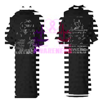 Domestic Violence & Breast Cancer Awareness Month Warrior T-Shirt - Thegiftio