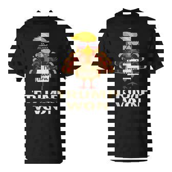 Donald Trump Thanksgiving I'm Thankful Donald Won T-Shirt - Thegiftio