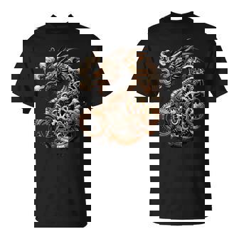 Dragon Steampunk Du Nouvel An 2024 T-Shirt - Cadeauxyz