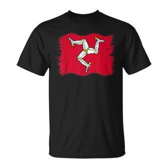 Drapeau Manx De L'île De Man Avec Trois Pieds De Tynwald Day T-Shirt - Cadeauxyz