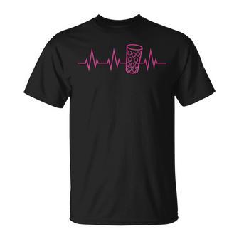 Dubbeglas Heartbeat Pfalz Weinfest Und Palatinzer Lebensart S T-Shirt - Geschenkecke