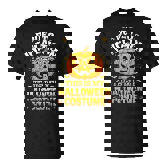 Due To Inflation This Is My Halloween Custome Pumpkin T-shirt - Monsterry