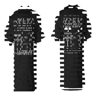 Dyslexia It's Not A Disability Halloween Dyslexia Awareness T-Shirt - Thegiftio