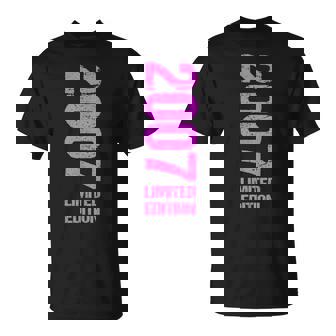 Edición Limitada 2007 Cumpleaños Es Niñas 2007 Camiseta unisex - Regaloses