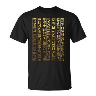 Egyptian Hieroglyphic Ancient Egypt T-Shirt - Geschenkecke