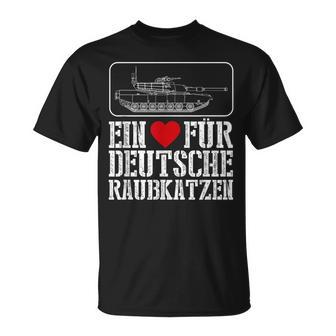 Ein Herz Für Deutsche Rraukwaren Tank Driver Military T-Shirt - Geschenkecke