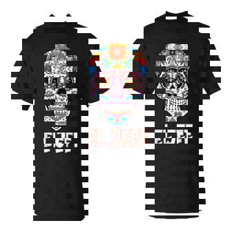 El Jefe Dia De Los Muertos Mexican Skull Toddler T-Shirt | Seseable CA