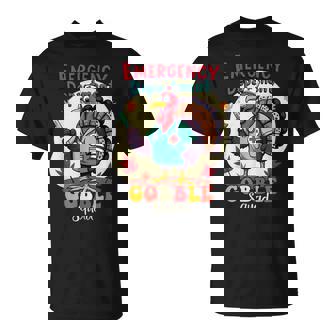 Emergency Department Gobble Squad Thanksgiving Er Nurse Fall T-Shirt - Monsterry