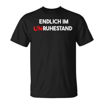 Endlich Im Unruhestand Senior Retiree T-Shirt - Geschenkecke