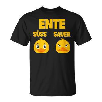 Ente Süß Sauer Lustig Witzig Koch Landwirt T-Shirt - Geschenkecke