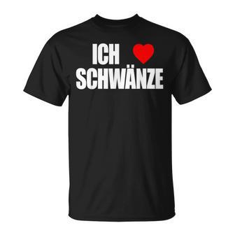 Erotic Ich Liebe Schweiste Ich Liebe Tail T-Shirt - Geschenkecke