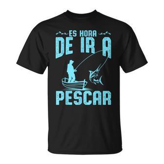 Es Hora De Ir A Pescar Fishing Sport Pescador Hombre Regalo Camiseta unisex - Regaloses