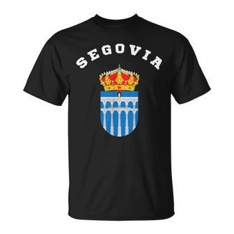 Escudo De Segovia Bandera De Orgullo Nacional Regalo Camiseta unisex - Regaloses