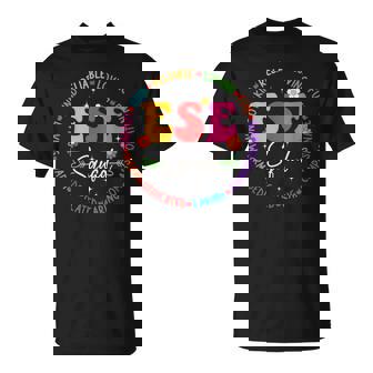 Ese Squad First Last Day Team Teacher Student Tribe T-Shirt | Mazezy