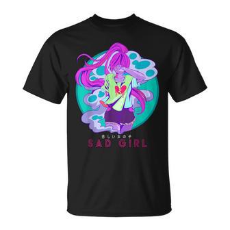 Esthétique Sad Anime Girl Manga Japon Otaku Introvert Anime T-Shirt - Cadeauxyz